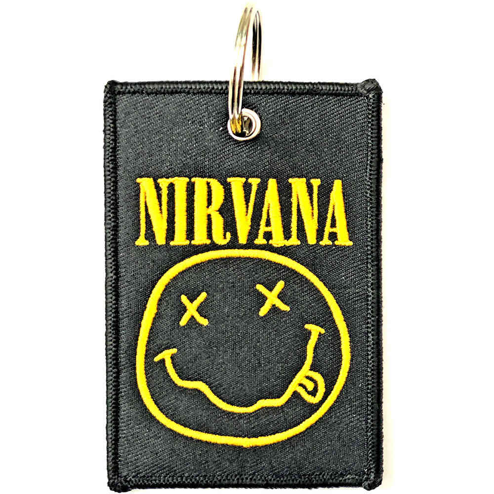 Nirvana Keychain Smiley Black Attitude Europe